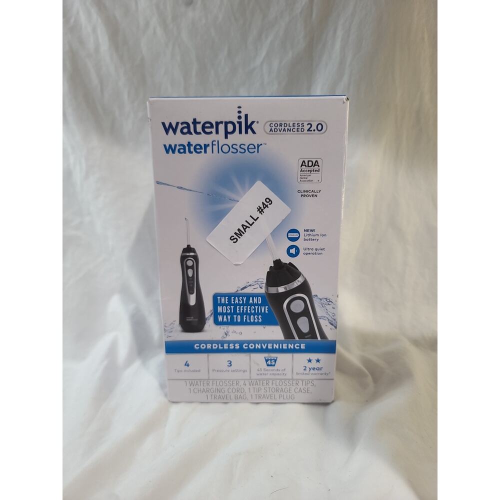 Waterpik Black Cordless Advanced 2.0 Water Flosser WP-582CD